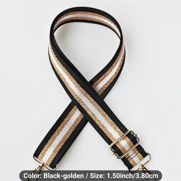 Replacement strap for bag, wide shoulder strap, adjustable canvas straps - Picture 6 of 13